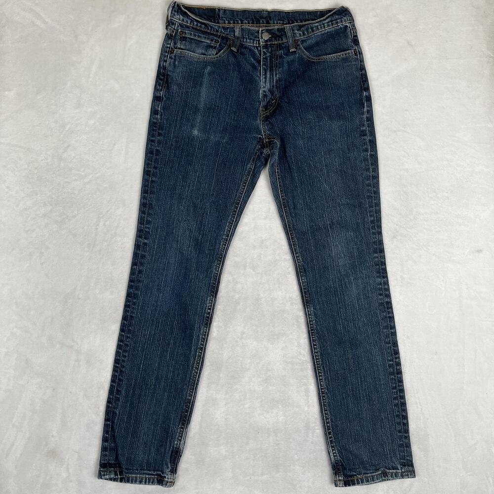Levi's 541 Jeans Mens 32x32 Blue Athletic Taper Stretch Denim Medium Wash READ